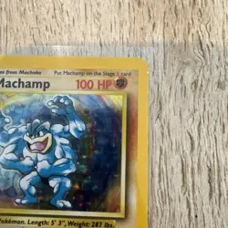 Machamp 8/102 - Pokemon Base Set 1st Edition Holo Card NM - Image 3