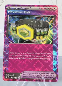 Maximum Belt 117/131 Ace Spec Rare Prismatic Evolutions Pokemon Card - Image 1