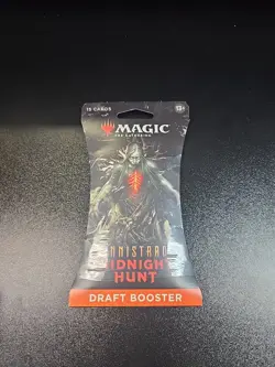 Magic the Gathering: Innistrad: Midnight Hunt - Draft Booster Pack Sealed - Image 1