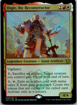 Osgir, the Reconstructor M Commander 2021 8 NM Foil - Image 1