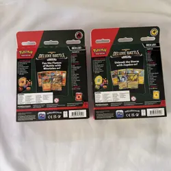 Pokemon TCG Ninetales EX & Zapdos EX Deluxe Battle Deck (one each) NEW Sealed - Image 2
