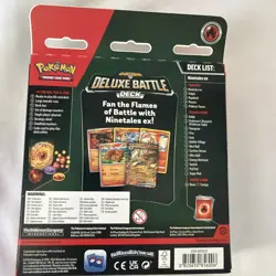 Pokemon TCG Ninetales EX & Zapdos EX Deluxe Battle Deck (one each) NEW Sealed - Image 4