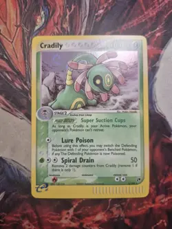 Cradily Holo Rare SWIRL Pokemon EX Sandstorm E-Reader 3/100 NM Near Mint - Image 1