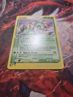 Cradily Holo Rare SWIRL Pokemon EX Sandstorm E-Reader 3/100 NM Near Mint - Image 3
