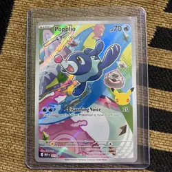 Popplio 045 First Partner Illustration Collection Promo Pokemon English NM - Image 1