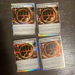 4x Rocky Fighting Energy 087/088 Perfect Order - Pokemon TCG Playset - Image 1
