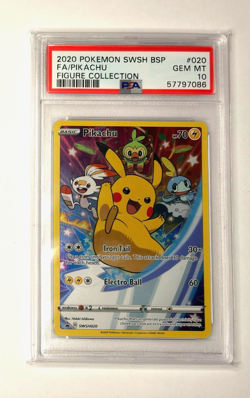Pikachu SWSH020 Pokemon Promo PSA 10 - Image 1