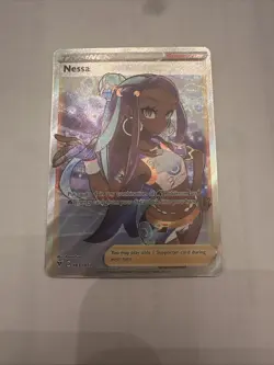 Pokemon TCG Nessa Lost Origin Trainer Gallery Holo Ultra Rare 183/185 NM - Image 1