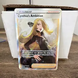 Pokemon Cynthia's Ambition 169/172 Brilliant Stars Ultra Rare Full Art Holo - Image 1