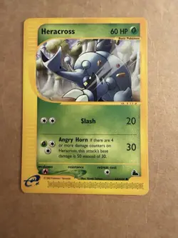 Heracross 64/144 Non Holo Common MP Pokemon Skyridge - Image 1