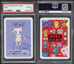 2019 Pokemon Babanuki Old Maid MEW PSA 10 GEM MINT – Japanese Exclusive RARE - Image 1