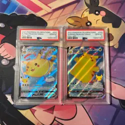 PSA 10 Pokemon Celebrations Flying & Surfing Pikachu VMAX 007/009 Sequential - Image 1