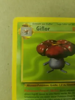 Giflor (VILEPLUME) 31/64 - GERMAN RARE - JUNGLE - VINTAGE WOTC POKEMON CARD - LP - Image 2