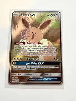 Pokemon TCG Eevee GX SM233 Full Art Promo Black Star Ultra Rare Holo NM - Image 1
