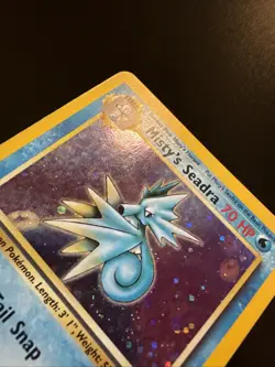 Misty’s Seadra 9/132 Gym Heroes Prerelease Promo Holo Pokemon - Image 4
