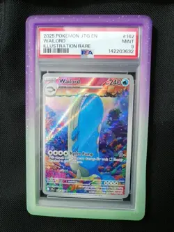 Wailord 162/159 Illustration Rare Jtg En-journey Together Pokemon PSA 9 - Image 1