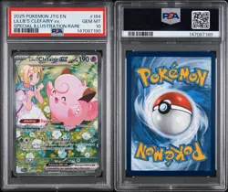 2025 POKEMON JTG EN-JOURNEY TOGETHER #184 LILLIE'S CLEFAIRY EX PSA 10 - Image 3