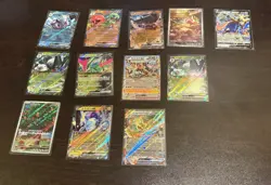 Lot Of 10 Random Pokemon TCG Japanese Ex’s, Art Rares, and V’s - Image 4