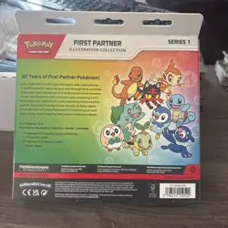 POKEMON FIRST PARTNER ILLUSTRATION COLLECTION SERIES 1 BOX NEW FACTORY SEALED - Image 2