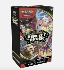 Pokemon TCG: Mega Evolution-Perfect Order Booster Bundle (6 Packs) sealed - Image 1