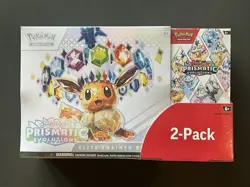 Pokemon Prismatic Evolutions Elite Trainer Box & Booster Bundle - Costco 2 Pack - Image 1