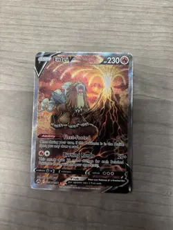 Entei V Crown Zenith Galarian Gallery Holo Ultra Rare Pokemon TCG GG36/GG70 NM - Image 1