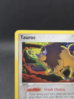 Tauros (Holo) 12/100 Pokemon Crystal Guardians - NM - Image 2