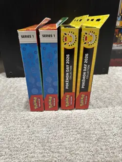 Pokemon TCG 2x First Partner Illustration & 2x 2026 Pokemon Day Collection Lot - Image 4