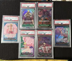 One piece Doflamingo PSA 10 Lot of 6 - Image 1