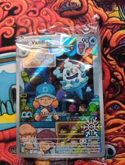 Pokemon TCG Vanillish 190/182 Illustration Rare Holo 2025 Holiday Calendar - Image 1
