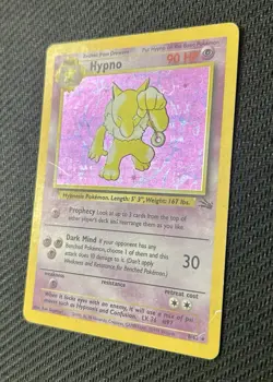 Pokemon TCG Hypno 8/62 Holo Rare WOTC Fossil Unlimited HP - Image 2