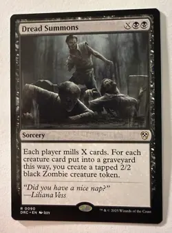 Dread Summons #90 (NM) Aetherdrift DRC Magic MTG - Image 1