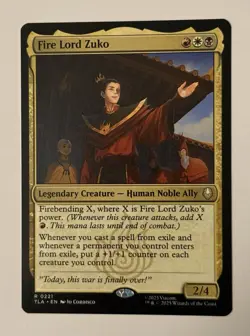 Fire Lord Zuko TLA 221 Normal English NM - MTG - Image 1