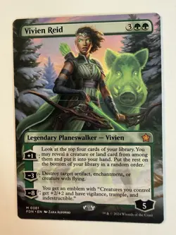 Vivien Reid (Borderless) #361 NM) Foundations FDN Magic MTG - Image 1
