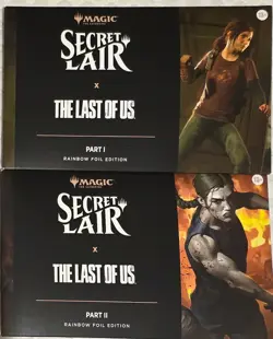 Last of Us, Part 1 and Part 2 Secret Lair Rainbow Foil SEALED MTG - Image 1