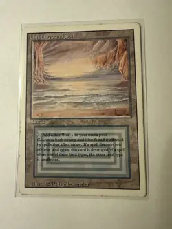 Magic: The Gathering Underground Sea Revised Edition Land Rare Rob Alexander - Image 1