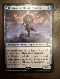 Rona, Herald of Invasion : MTG / March of the Machine #0075 / NM - Image 1