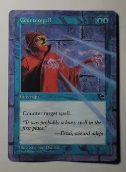 MTG Magic the Gathering, Counterspell ,Hand Painted Alter, Extended Art - Image 1