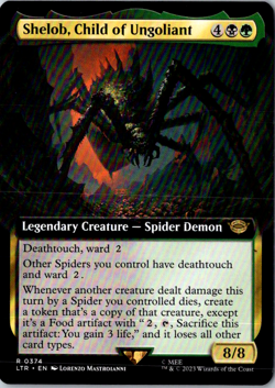 Shelob, Child of Ungoliant (Extended Art) R Universes Beyond: The Lord of the Ri - Image 1