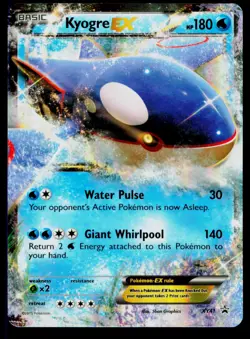 Kyogre EX - Holo XY41 Promo Pokemon XY Promos NM - Image 1