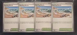 Pokemon TCG Surfing Beach 129/132 Uncommon Playset 4x Mega Evolution NM - Image 1