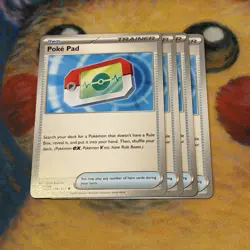 Poke Pad 4x Playset - NM - Pokemon Ascended Heroes Non Holo 198/217 Cards - Image 1
