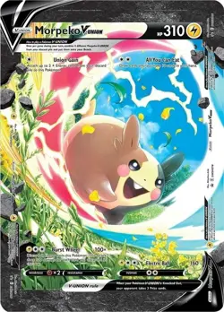 Morpeko V-Union - Oversized Promo - SWSH215 - SWSH218 NM, English Pokemon SWSH B - Image 1