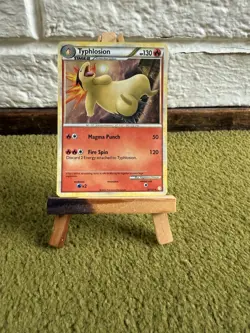 Pokemon TCG Typhlosion 32/123 HGSS Cosmos Holo Rare Excellent Condition - Image 1