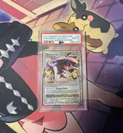PSA 10 2021 POKEMON CELEBRATIONS CLASSIC COLL #145 GARCHOMP C LV.X-HOLO GEM MT - Image 1