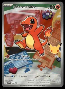Charmander - 038 038 Holo Promo ME: Mega Evolution Promo Pokemon Near Mint - Image 1