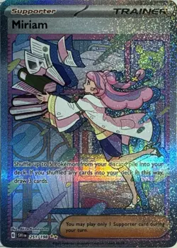 Miriam 251/198 Special Illustration Rare Scarlet & Violet Pokemon Near Mint - Image 1
