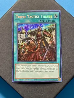 Triple Tactics Thrust | MP24-EN073 | Prismatic Secret Rare | NM | 1st | YuGiOh! - Image 1