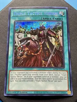 Triple Tactics Thrust | MP24-EN073 | Prismatic Secret Rare | NM | 1st | YuGiOh! - Image 3