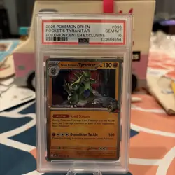 Pokemon Team Rocket’s Tyranitar DRI 096/182 Pokemon Center Stamped PSA 10 - Image 2